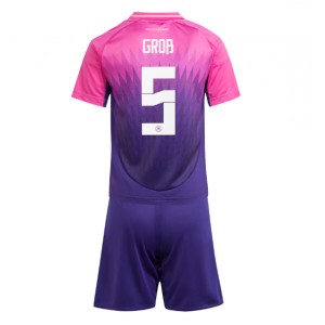 Fotbalové Dres Německo Pascal Gross #5 Dětské Venkovní Oblečení ME 2024 Krátký Rukáv (+ trenýrky)